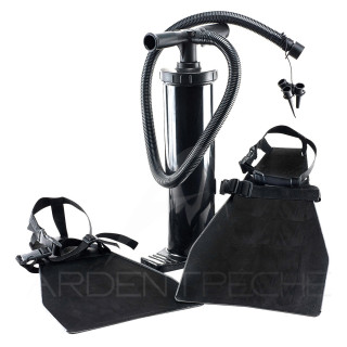 Kit accessori float tube DEVAUX Kit Cap-V (Pinne Pompa)