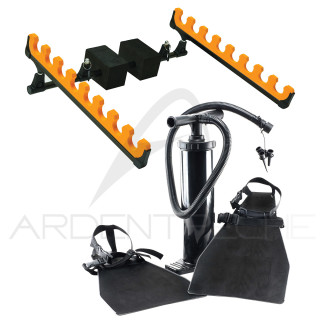 Kit accessori float tube DEVAUX Kit Cap-V (Pinne Pompa Portacanna)