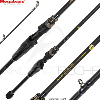 Canna casting MEGABASS Destroyer P5 F2.1/2 62 X Gravel Code