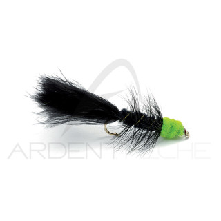 Mouche FMF Wooly buggers black/green 1699