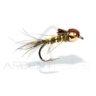 Mosca FMF Ninfa tungsteno hare ear olive 827