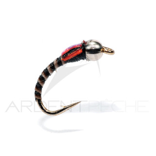FMF Fly Chironomid Traffic Light Nugget Black 1077