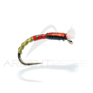 FMF Fly Chironomid Red Neck Olive 997