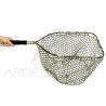 Epuisette Adams Built alu Trout net rubber 19