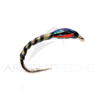 FMF Fly Chironomid Buzzer Black Yellow BM101