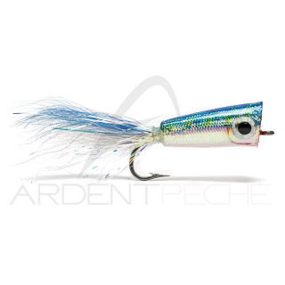 Fly FMF mylar popper blue/white 2630