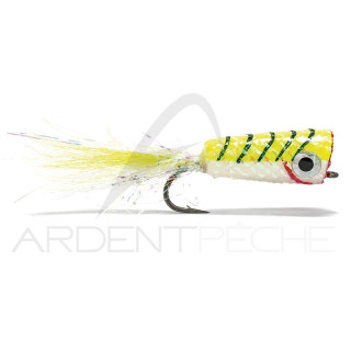 Mosca FMF Mylar popper chartreuse/white 2631