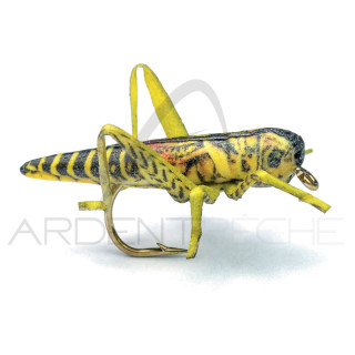 Realistic Yellow Grasshopper Fly