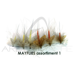 Mosca realistica Mayfly CDC assortimento 1