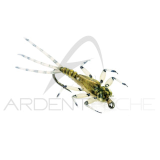 Mosca realistica Mayfly ninfa Olive