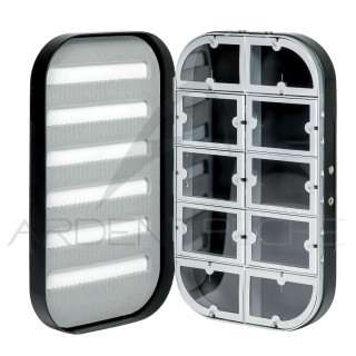 Scatola per mosche ARDENT PECHE alluminio AP10 Black