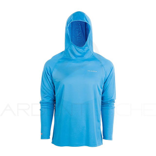 Top Grundéns UPF 50 Solstrale Pro Hoody Coastal Blue - Ardent Fly Fishing
