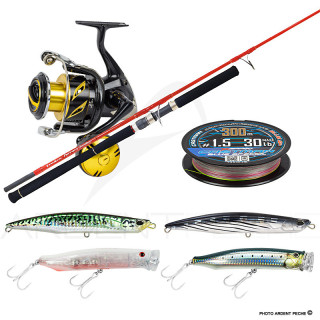 Pack premium thon TENRYU Furrary racing 80 LB + SHIMANO Stella SW 14000 XG