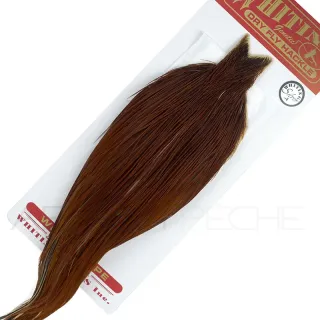 Rooster Necks WHITING Silver Brown