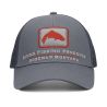 Cappellino SIMMS Single Haul Small Fit Trucker Gunmetal