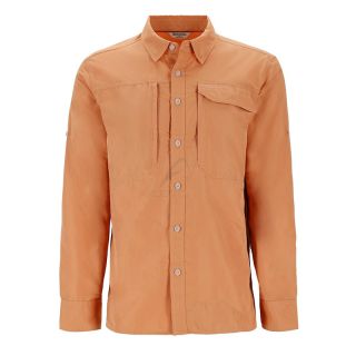 Shirt SIMMS Guide Shirt Orange Maple