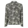 T-shirt SIMMS Solarflex Hoody Back Eddy Willow