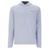 T-shirt con cappuccio SIMMS BugStopper Hoody Steel Blue Heather