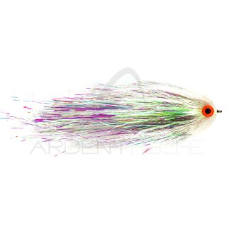 Mouche FutureFly Brochet Predator flash blanc
