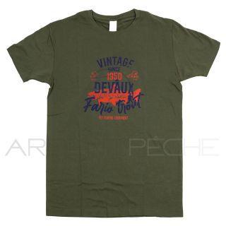 Tee-Shirt DEVAUX Vintage Kaki