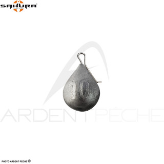 Weight SAKURA Clip pear sinker