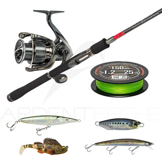 Combo premium tecniche di pesca della spigola dalla riva e in barca con artificiali - Ardent Pêche
