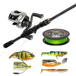 Combo premium casting pesca del luccio e black bass - Ardent Pêche