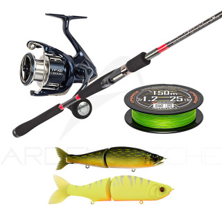 Combo premium spinning tecniche di pesca del luccio con swimbait - Ardent Pêche
