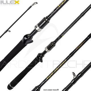 Casting rod ILLEX Night Shadows B 200 MH H Vertical
