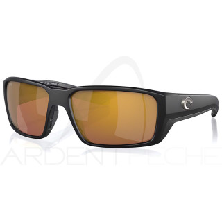 COSTA DEL MAR Fantail Pro Matte Black Gold Mirror 580G Polarised Sunglasses