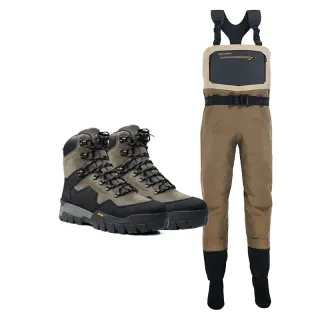 Grundèns Boundary Waders Pack & Bankside Boots - Ardent Pêche