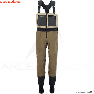Grundèns Boundary Zip waders & Bankside shoes pack - Ardent Pêche