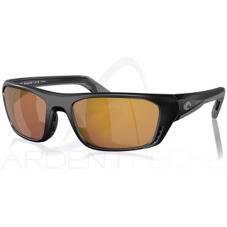 Polarized sunglasses COSTA DEL MAR Whitetip pro Matte black Gold mirror 580G