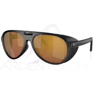 Polarized sunglasses COSTA DEL MAR Grand catalina Matte black Gold mirror 580G