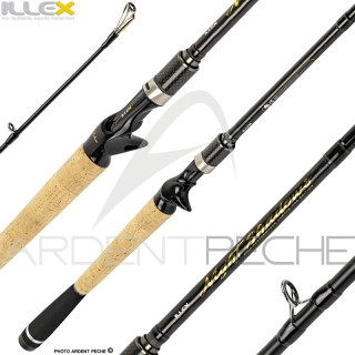 ILLEX Night Shadows B 240 XH The Reservoir Dog casting rod demo