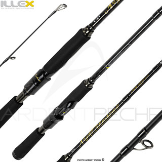 Canna spinning ILLEX Night shadows S 190 MH H Vertical game demo