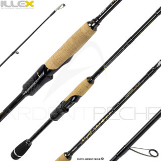 ILLEX Night Shadows S 2152 MH Power Spin Spinning Rod demo