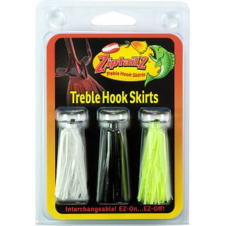 Gonna ZIPTAILZ Treble hook skirts