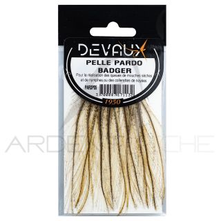 Piume DEVAUX Pelle Pardo Badger