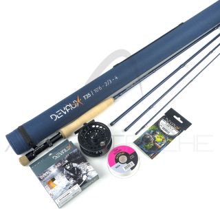 Canne à mouche DEVAUX T35 Pack Nymphe 10'6 soie 2/3