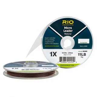 Filo nylon RIO Micro Leader marrone (27m)