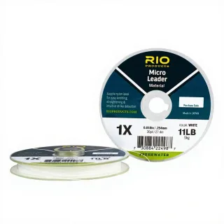 Filo nylon RIO Micro Leader bianco (27m)