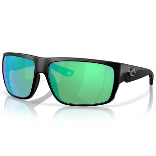 Polarized sunglasses COSTA DEL MAR Fly line Matte black Green mirror 580G