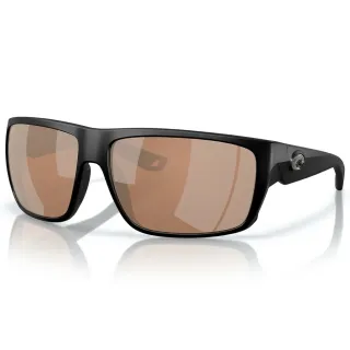 Polarized sunglasses COSTA DEL MAR Fly line Matte black Copper silver mirror 580G