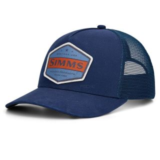 Cappellino SIMMS Double Haul Trucker Selvedge H. Badge