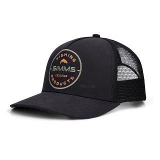 Cappellino SIMMS Double Haul Trucker Black Rounder