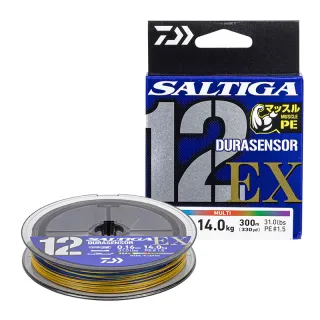 Tresse DAIWA Saltiga 12 EX 2025 Multicolore 300m