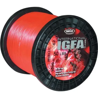 Nylon POWERLINE IGFA Red 1000m