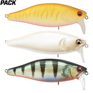 Pack de 3 leurres MEGABASS I Jack