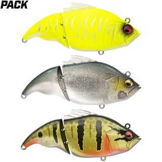 Pack de 3 leurres MEGABASS Vatalion 115 F spécial eaux alcalines